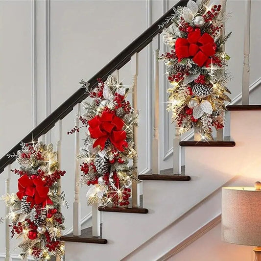 Christmas Lighted Swags Christmas Wreaths