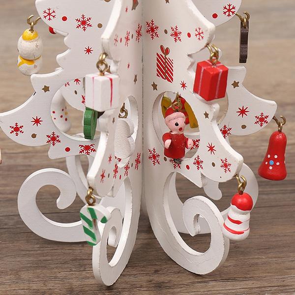 DIY Stereo Wooden Christmas Tree - Christmas Decoration Ornaments