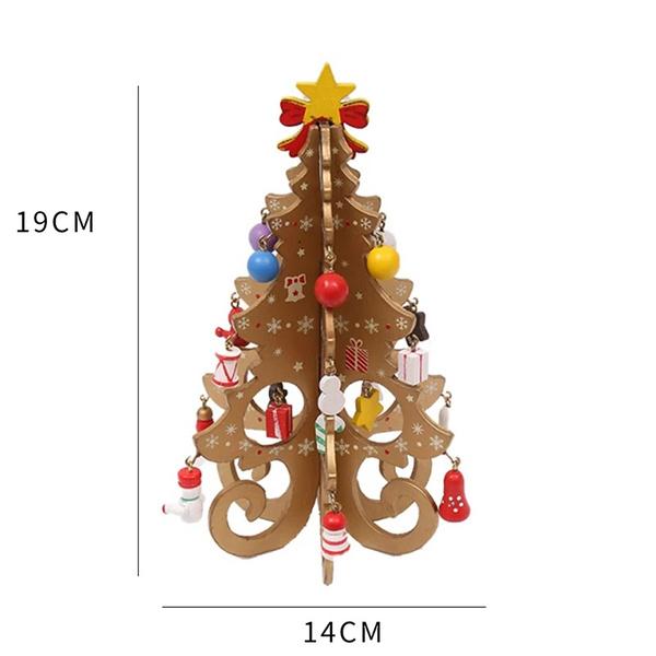 DIY Stereo Wooden Christmas Tree - Christmas Decoration Ornaments