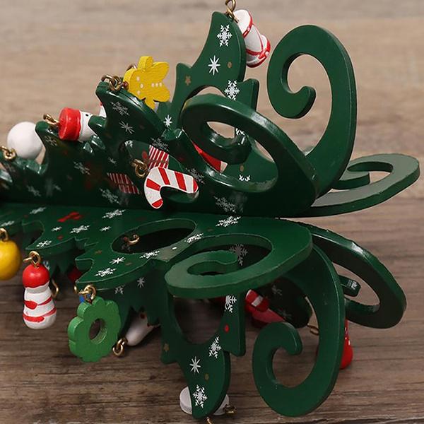 DIY Stereo Wooden Christmas Tree - Christmas Decoration Ornaments