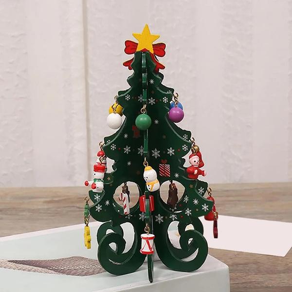 DIY Stereo Wooden Christmas Tree - Christmas Decoration Ornaments