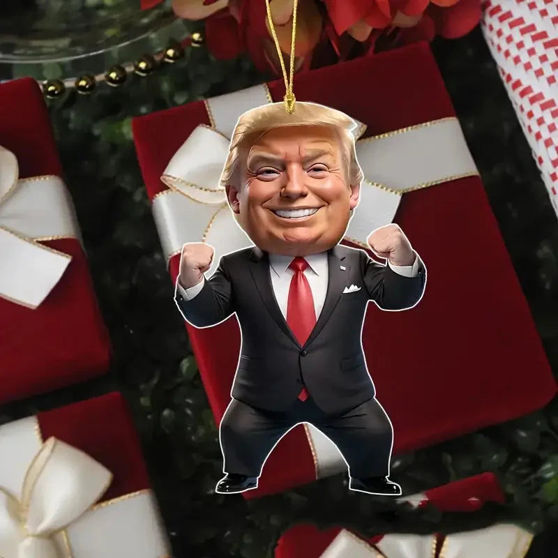 Trump Acrylic Hanging Pendant - 2D Flat Art Decoration