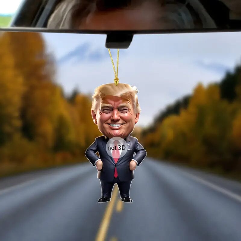 Trump Acrylic Ornament Versatile Hanging Decor